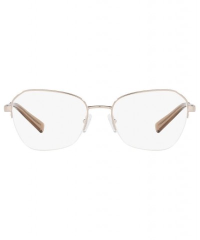 Women's Cat Eye Eyeglasses AX1045 Pale Gold-Tone $32.88 Womens