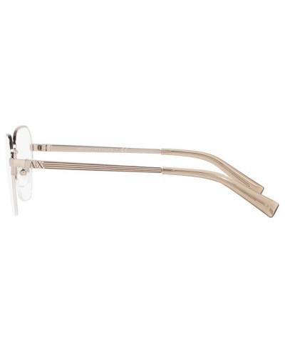 Women's Cat Eye Eyeglasses AX1045 Pale Gold-Tone $32.88 Womens