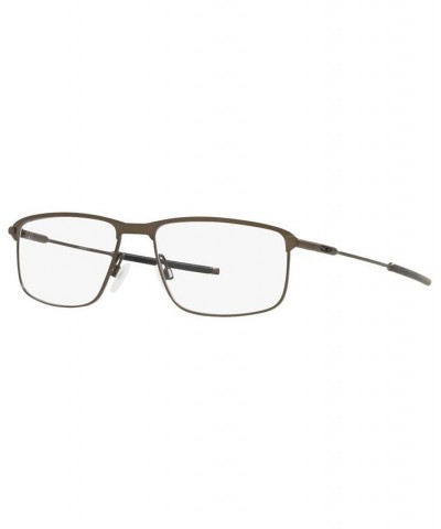 OX5019 Socket TI Men's Rectangle Eyeglasses Satin Black $63.94 Mens