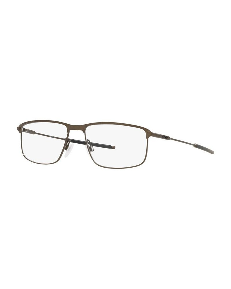OX5019 Socket TI Men's Rectangle Eyeglasses Satin Black $63.94 Mens