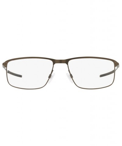 OX5019 Socket TI Men's Rectangle Eyeglasses Satin Black $63.94 Mens