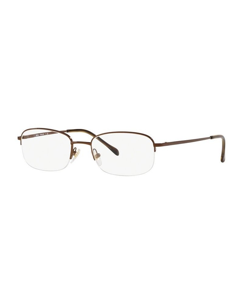 SF4032T Men's Oval Eyeglasses Brown $22.10 Mens