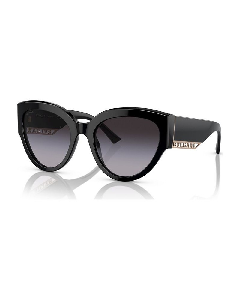 Women's Low Bridge Fit Sunglasses BV8258F Black $127.14 Womens
