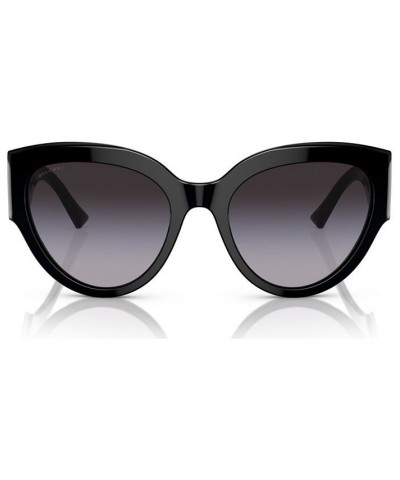 Women's Low Bridge Fit Sunglasses BV8258F Black $127.14 Womens