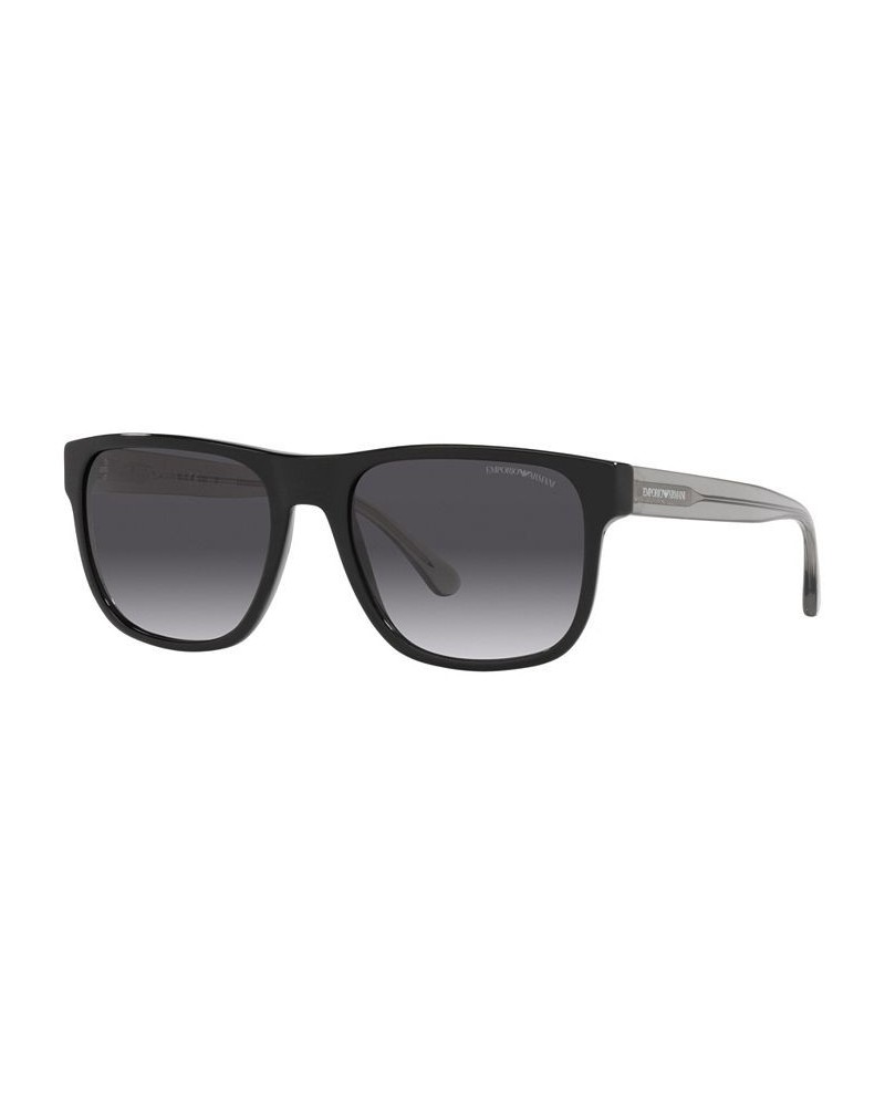 Men's Sunglasses EA4163 56 Black $49.95 Mens