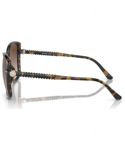 Women's Malta Sunglasses MK2181U57-Y 57 Dark Tortoise $24.75 Womens