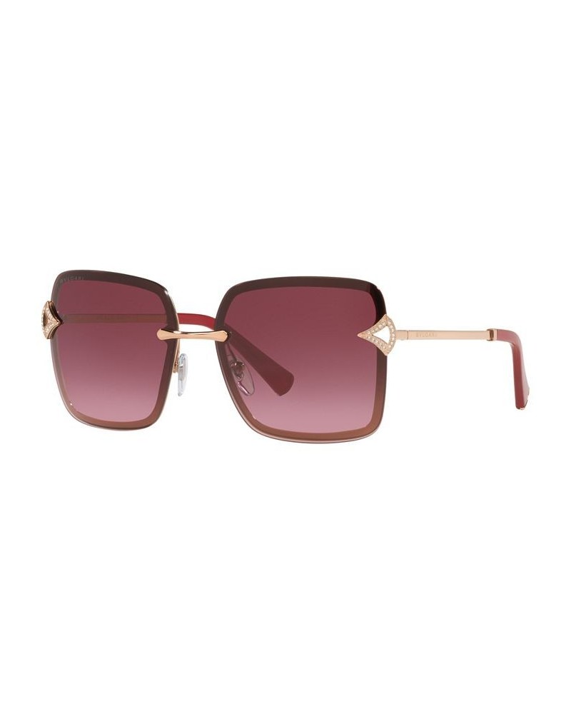 Women's Sunglasses BV6167B 59 Pink Gold-Tone $106.20 Womens
