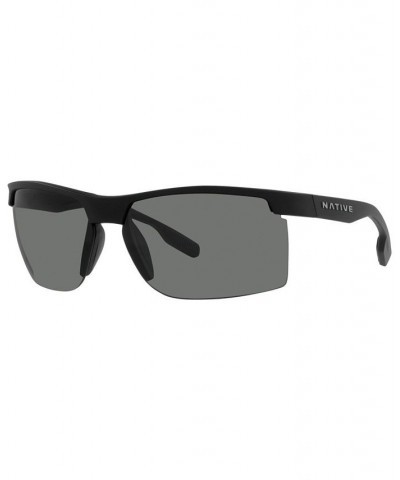 Native Men's Polarized Sunglasses XD9039 RIDGE-RUNNER 68 Matte Black $10.62 Mens